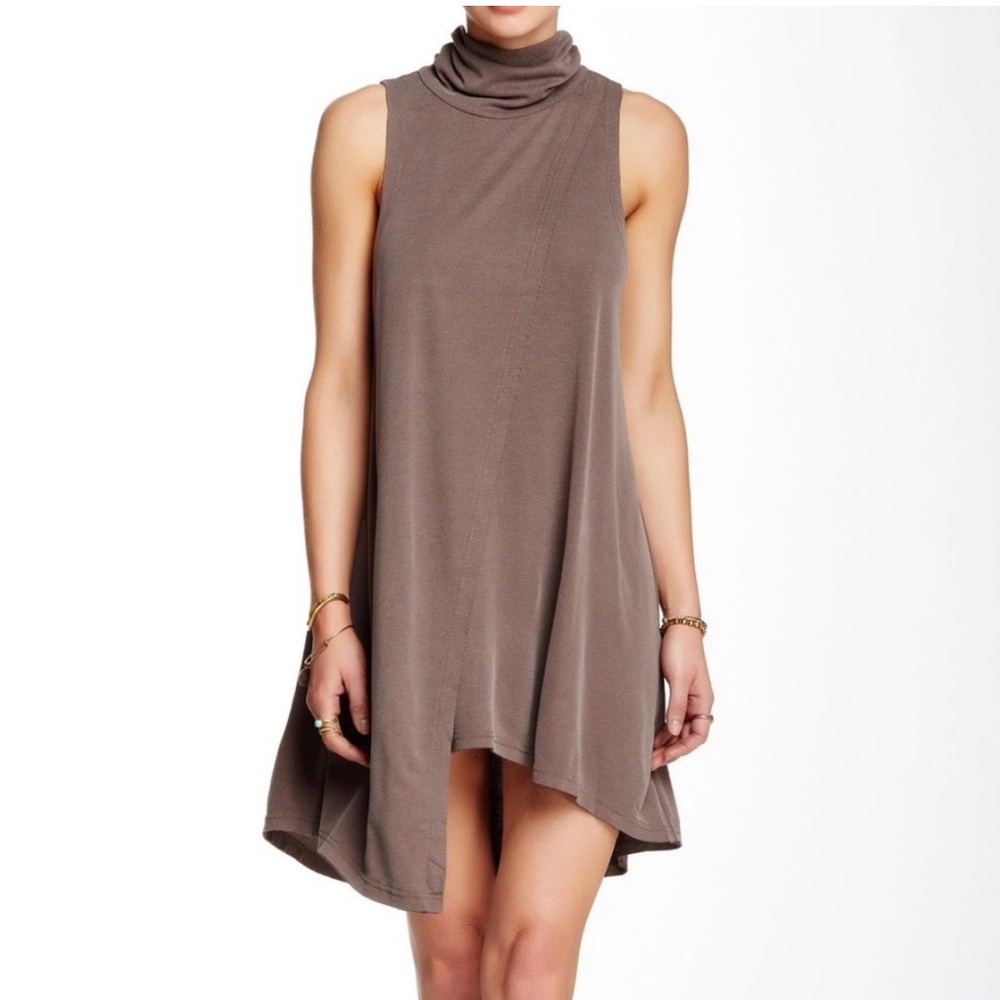 Free People Queen Anne Tank Dress Mink